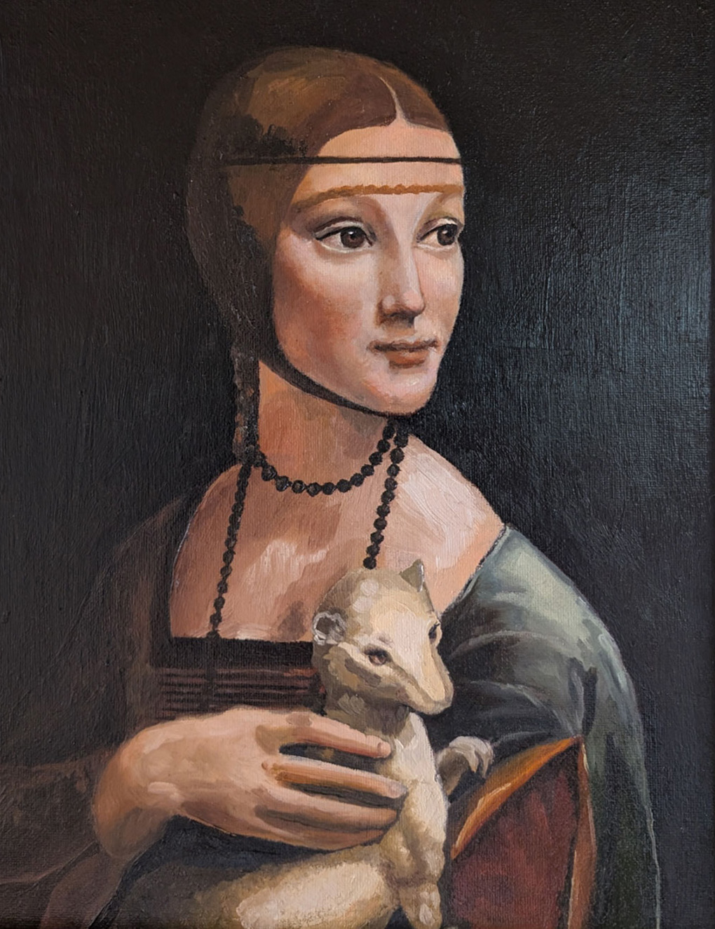 LKR's Replica sof Leonard Da Vinci's 'Lady with an Ermine'