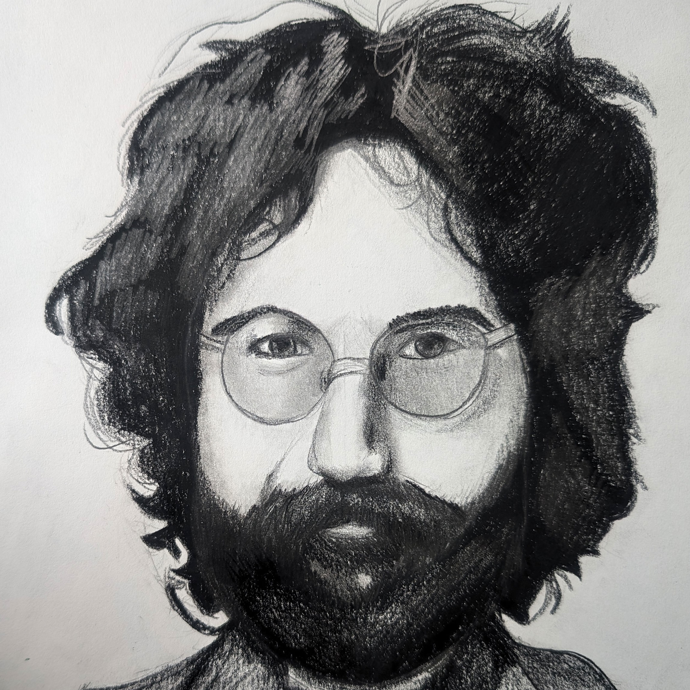 Painting of Jerry Garcia