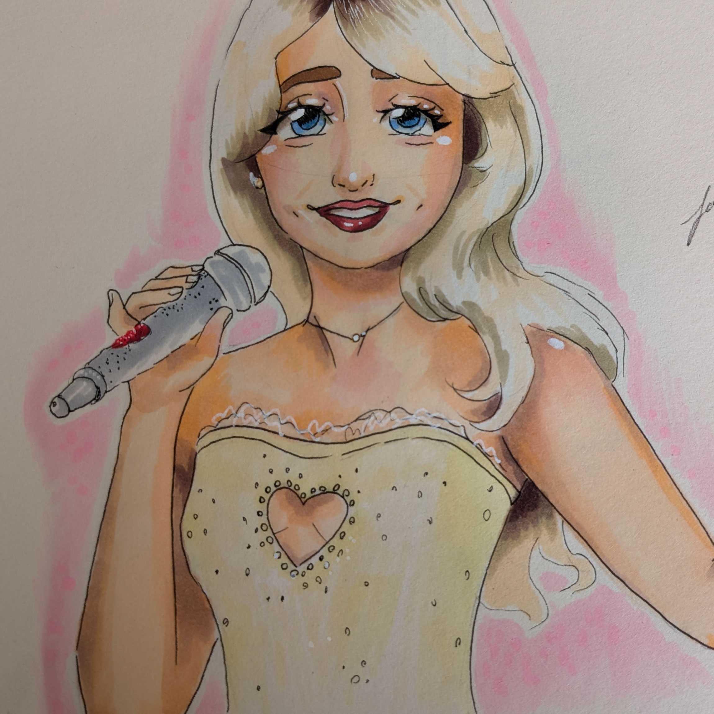 Painting of Taylor Swift