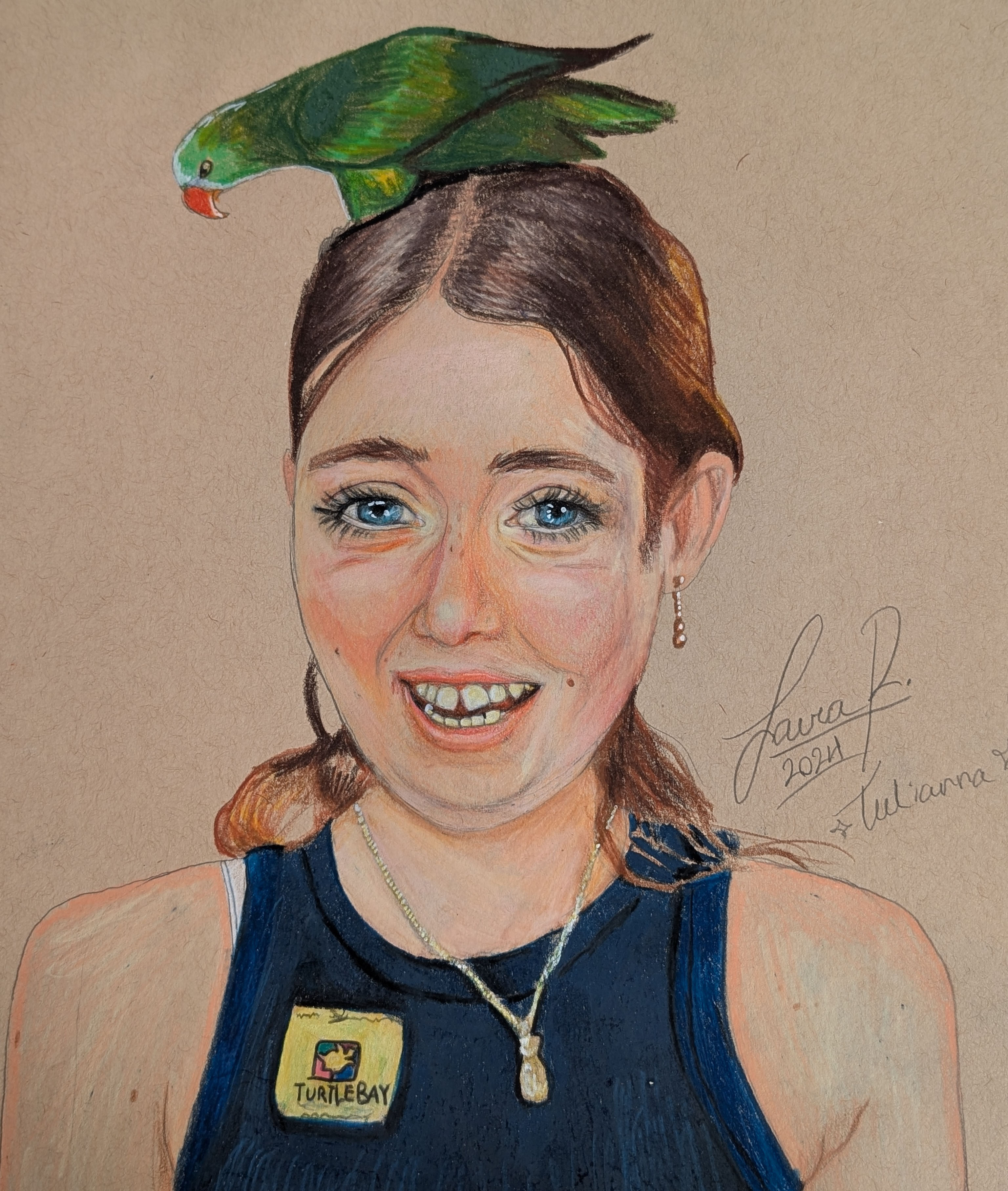 Painting of my sister Nayomhi